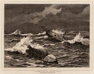 A Wreck on the Goodwin Sands by Thomas Rose Miles